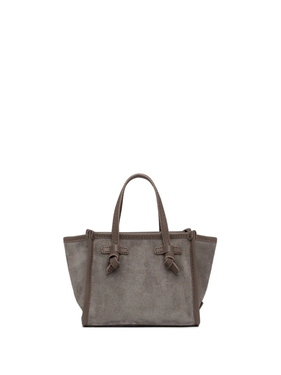 Miss Marcella suede shopping bag