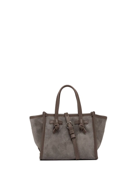 Miss Marcella suede shopping bag