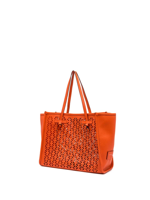 Shopping bag Marcella in pelle bubble double