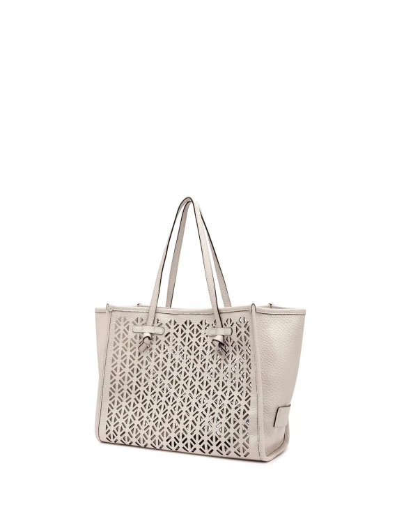 Shopping bag Marcella in pelle bubble double