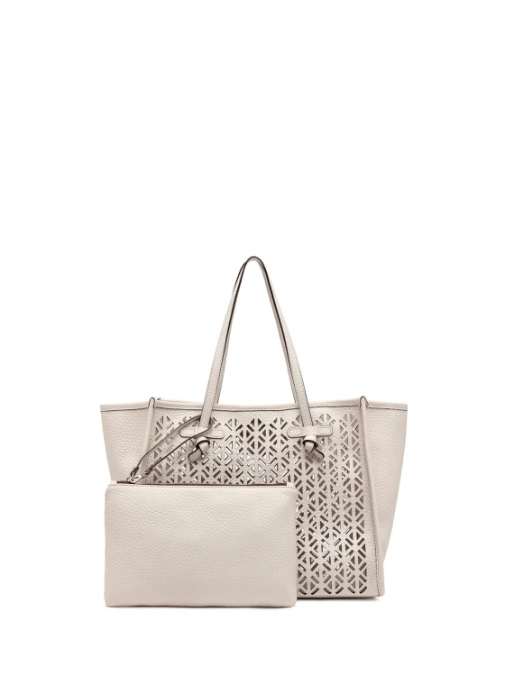 Shopping bag Marcella in pelle bubble double