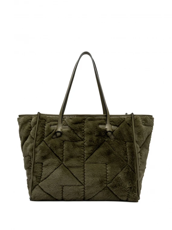 Marcella shopping bag in quilted eco four