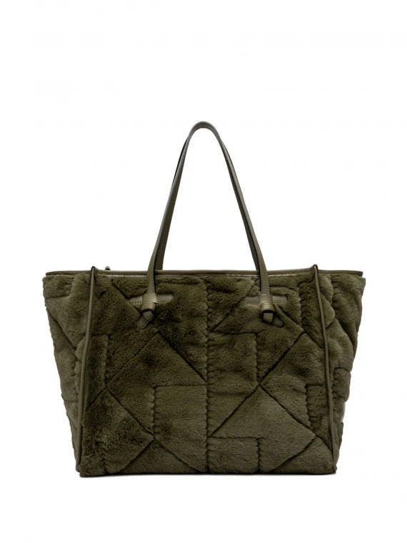 Marcella shopping bag in quilted eco four