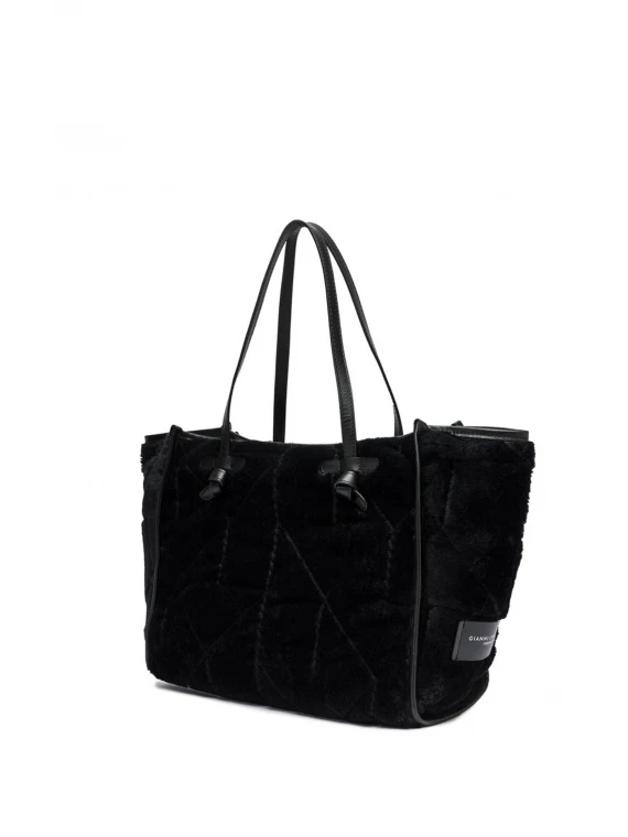 Shopping bag Marcella in eco four trapuntata