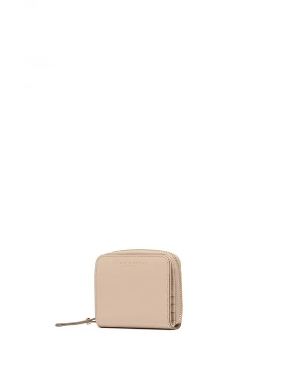 Wallets Small cream cowhide wallet