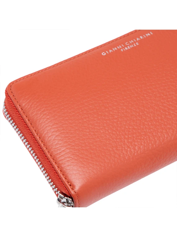 Portafoglio Wallets Dollaro in pelle martellata