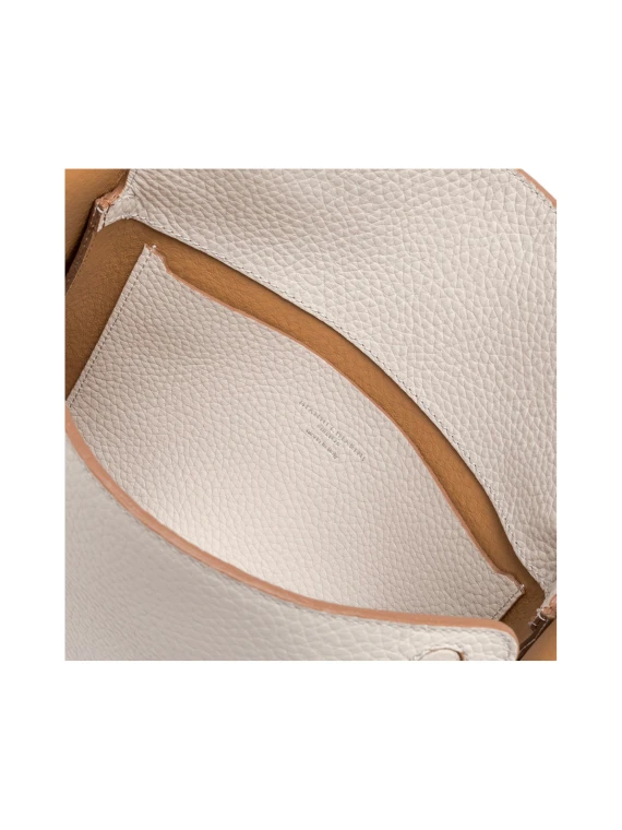 Borsa a tracolla Penelope  in pelle double grana maxi