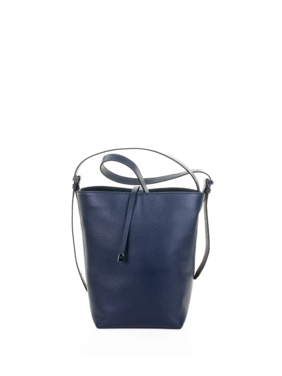 Borsa a tracolla Amelia in pelle martellata