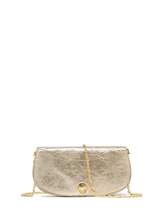 Borsa a tracolla Deva in pelle laminata