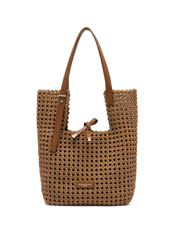 Borsa Ava in tessuto intrecciato