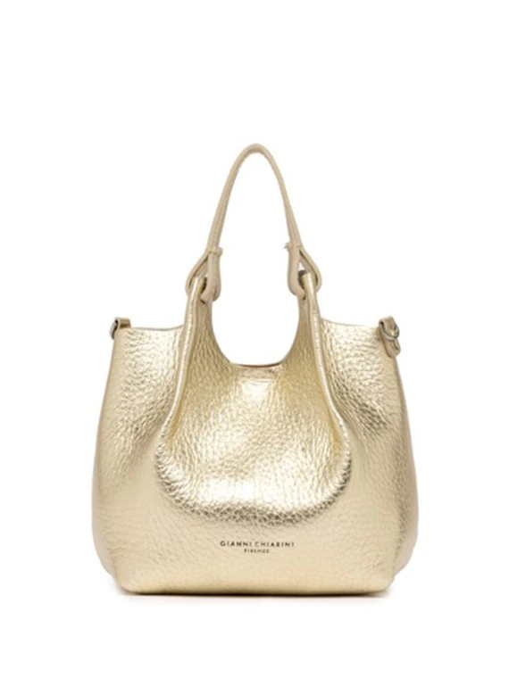 Borsa DUA  in pelle bubble double gold