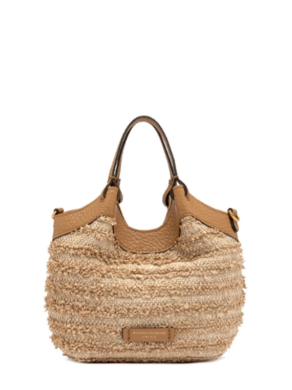 Borsa a spalla Dua in paglia