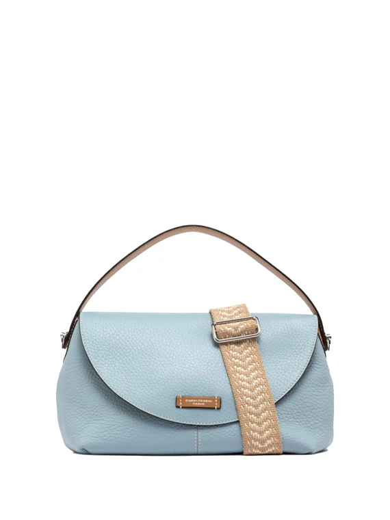 Borsa a tracolla Alessandra in pelle grana maxi