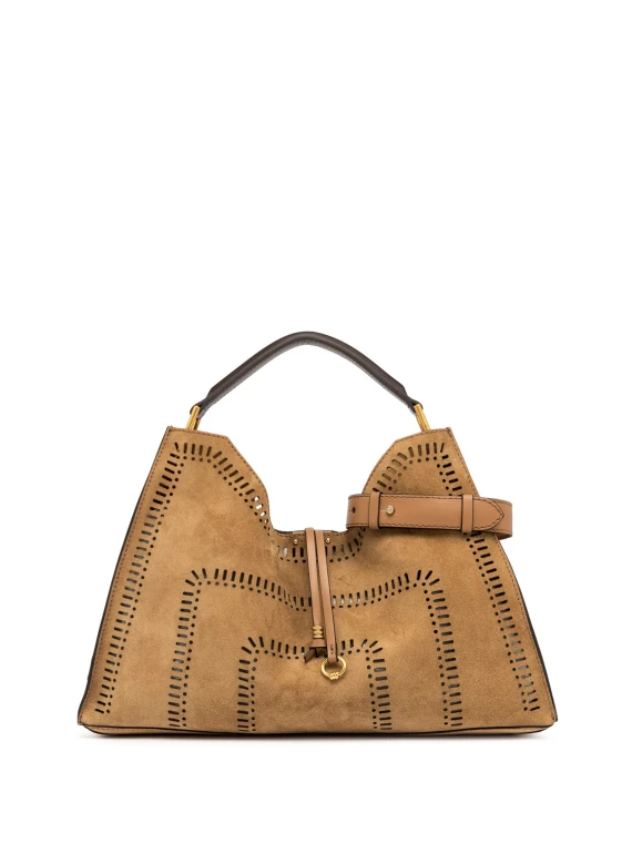 Borsa Aurora  in pelle scamosciata