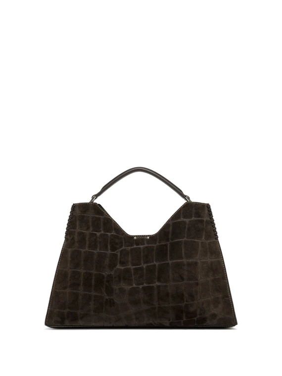 Borsa Aurora in pelle scamosciata