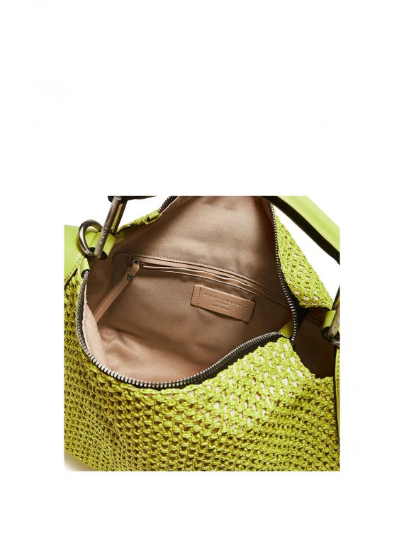 Alicudi bag in raffia net