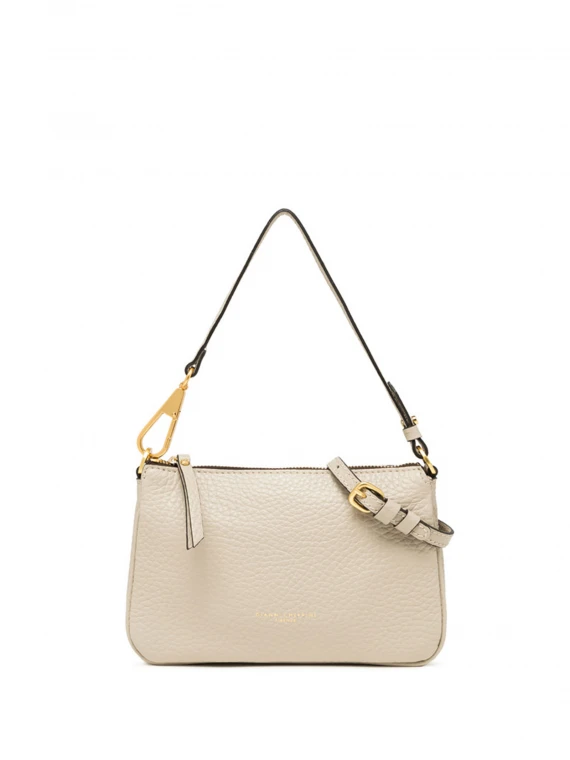 Brooke mini bag in beige bubble leather