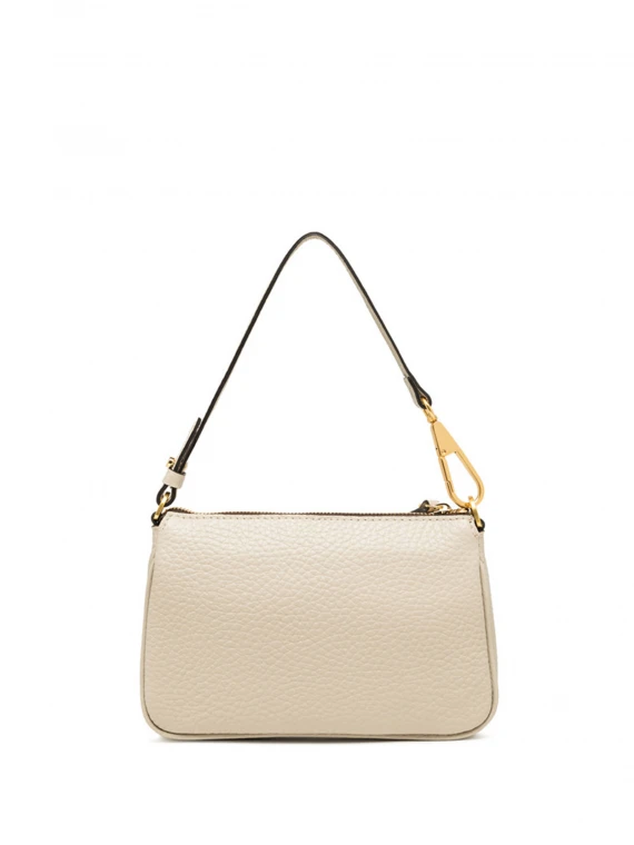 Brooke mini bag in beige bubble leather