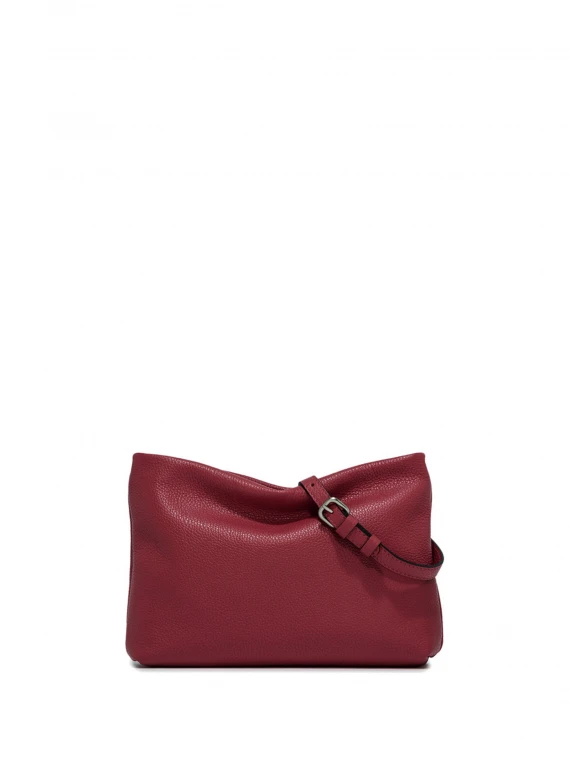 Brenda medium clutch bag with resin shoulder strap