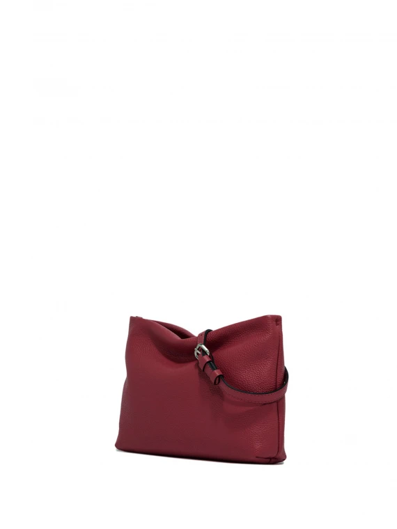 Brenda medium clutch bag with resin shoulder strap