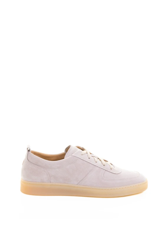 Sneaker uomo in suede e fondo a contrasto