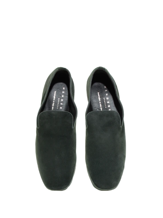 Mocassino in pelle scamosciata