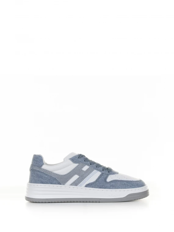 Sneakers H630 jeans in pelle