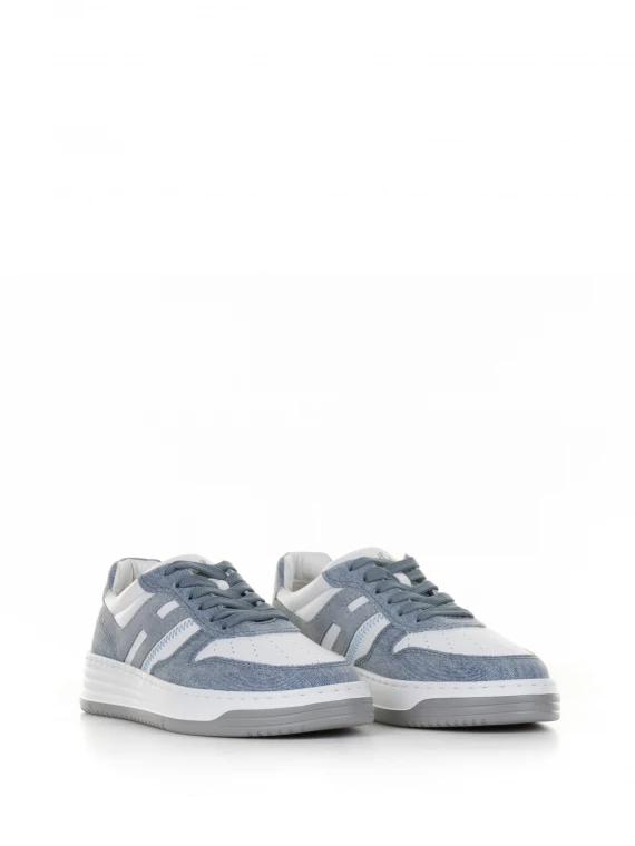 Sneakers H630 jeans in pelle