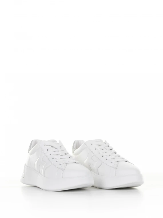 Sneakers Rebel bianche shiny