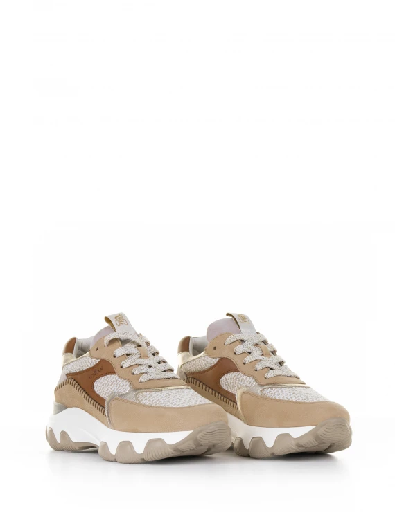 Hyperactive brown sneakers