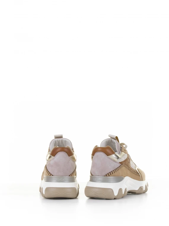 Hyperactive brown sneakers