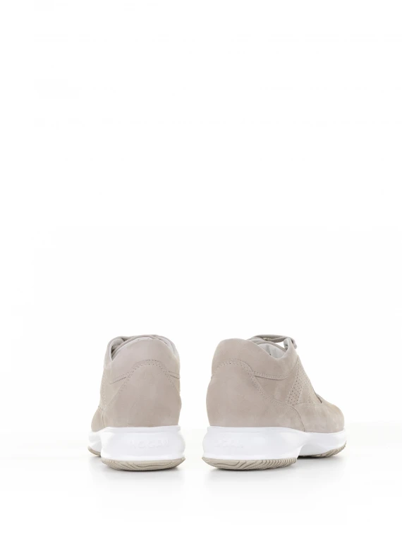 Beige Interactive Sneakers