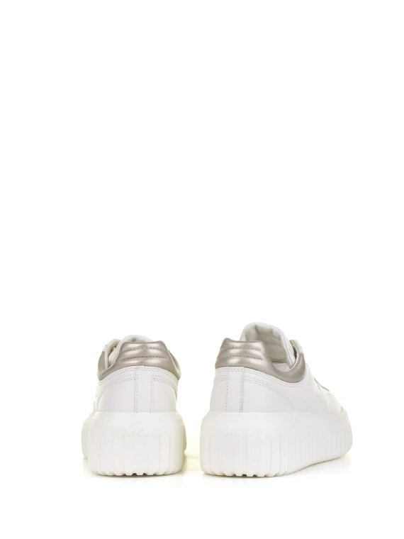 Sneakers H-Stripes in pelle