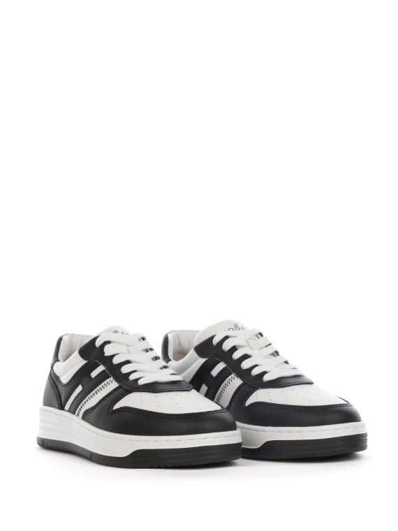 Sneakers H630 white black leather