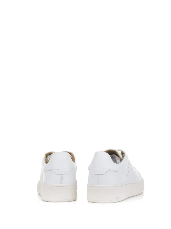 Sneakers H672 bianco in pelle