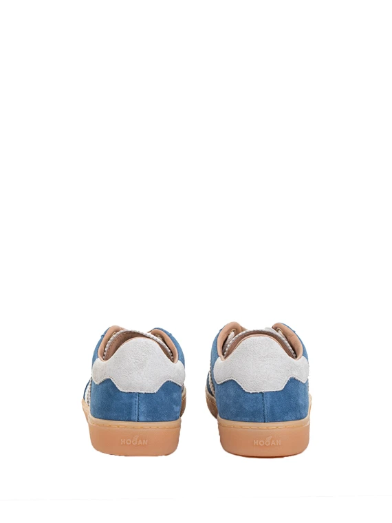 Sneaker Cool donna azzurra in suede