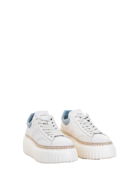 H-Stripes donna in nappa e suede