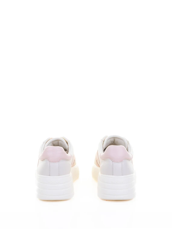 Sneaker Rebel donna bianco rosa
