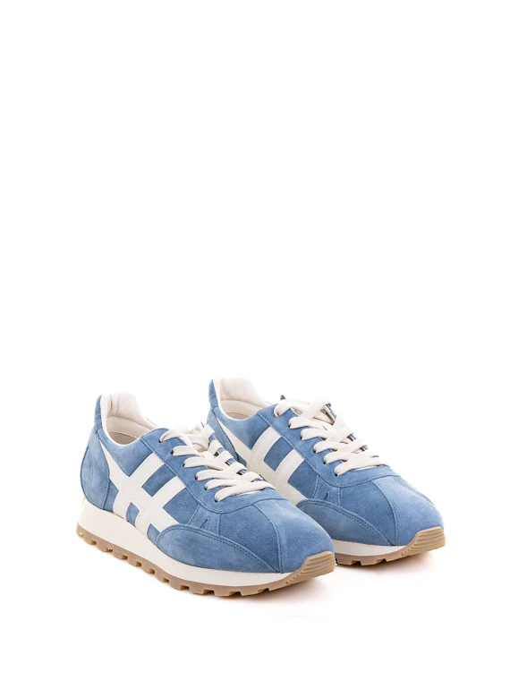 Sneaker H671 azzurra in suede