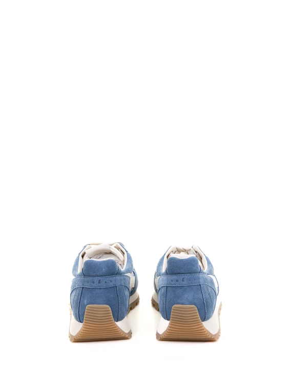Sneaker H671 azzurra in suede
