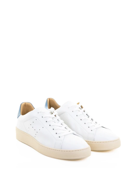 Hogan Men's Sneaker H672 White Blue Leather