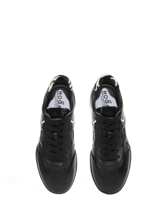 Sneaker Olympia-z in pelle nera