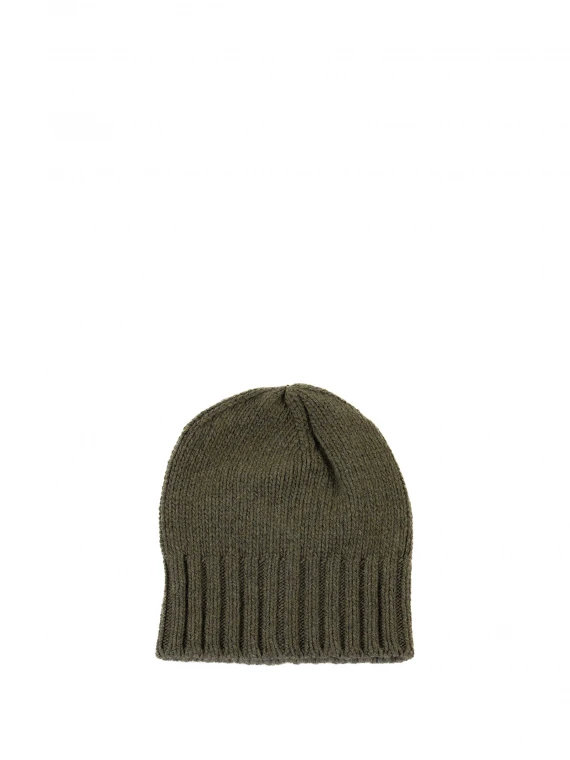 Cashmere hat in green