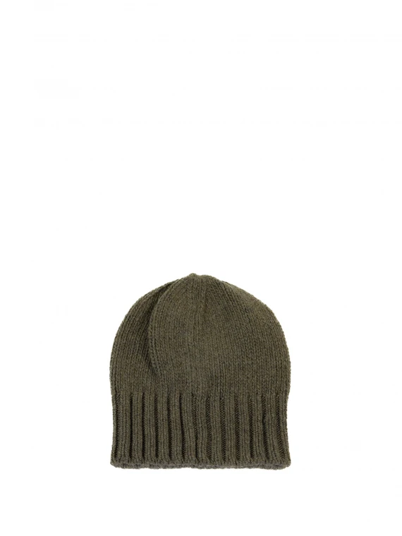 Cashmere hat in green