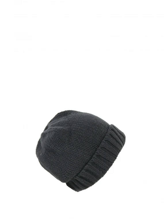 Cashmere hat in black