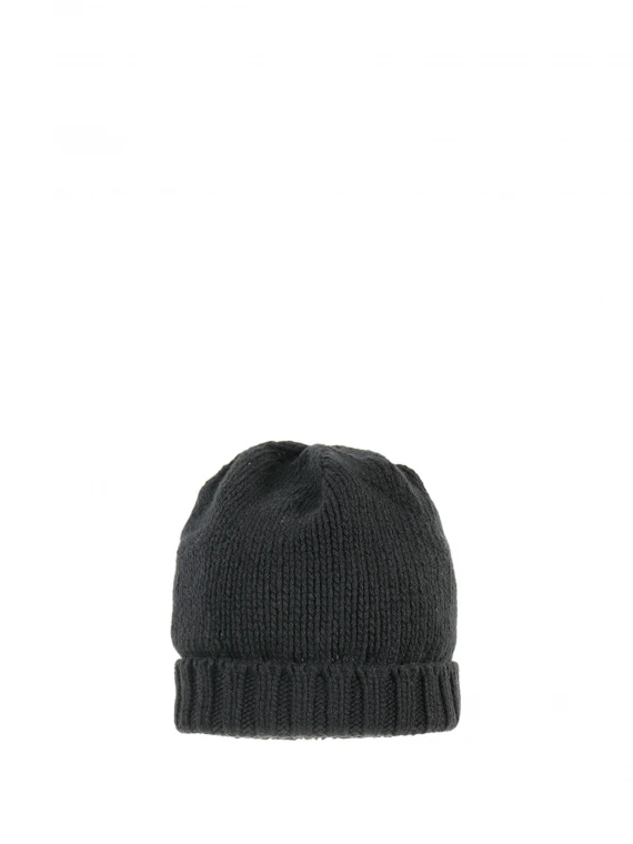 Cashmere hat in black