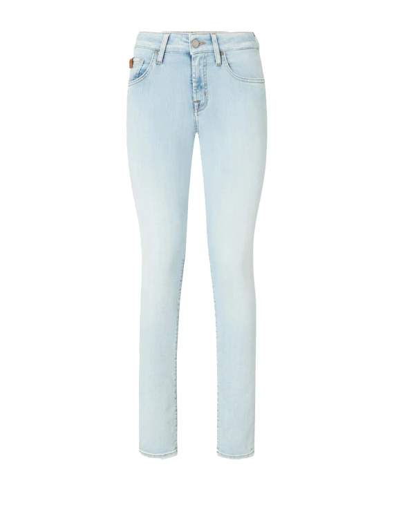 Jeans donna a sigaretta in denim light blue
