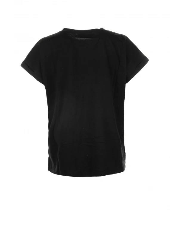 T-shirt girocollo nera