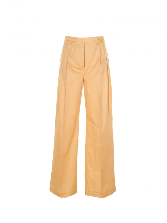 Pantalone wide leg a vita alta