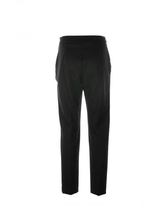 Black cigarette trousers